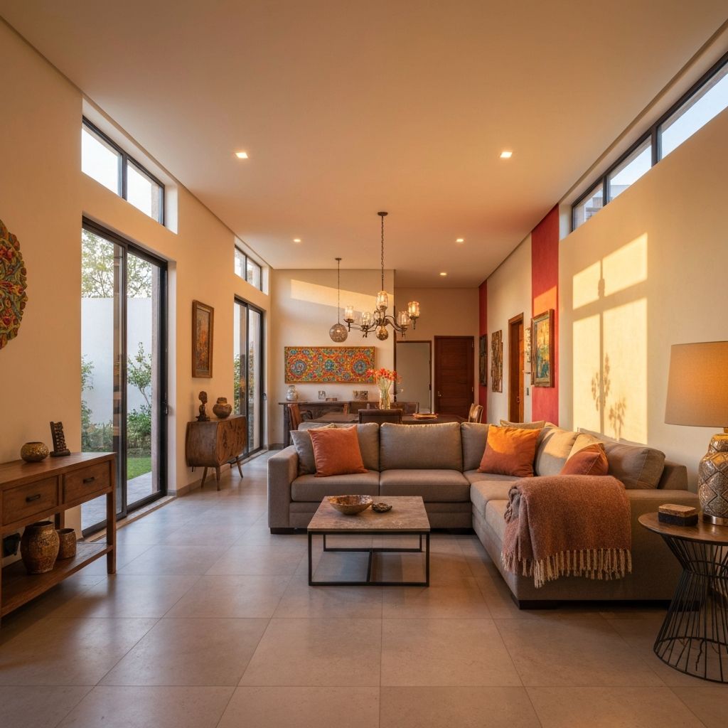 Interior de casa moderna