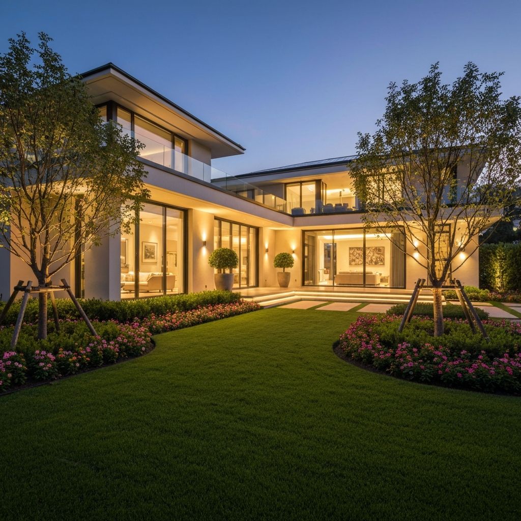 Casa moderna representativa